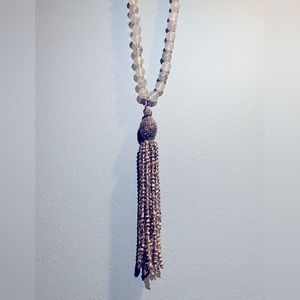 Long beaded necklace